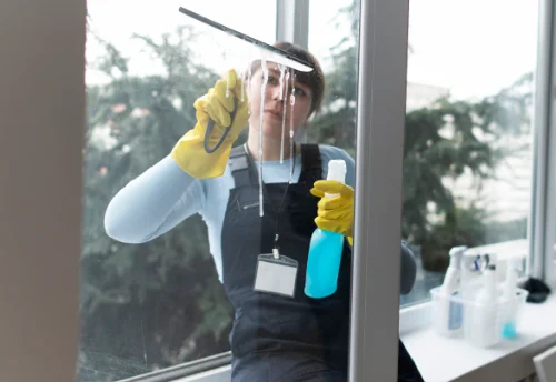 Nettoyage de vitres intérieures et extérieures à Landrais